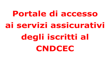 Portale di accesso ai servizi assicurativi dedicati ai Professionisti Dottori Commercialisti ed Esperti Contabili